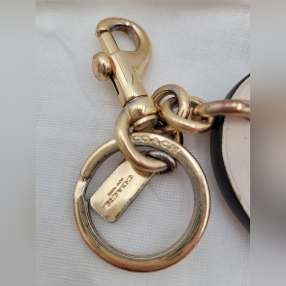 Coach "C" Bag Charm /Key Ring, EUC - Picture 5 of 5